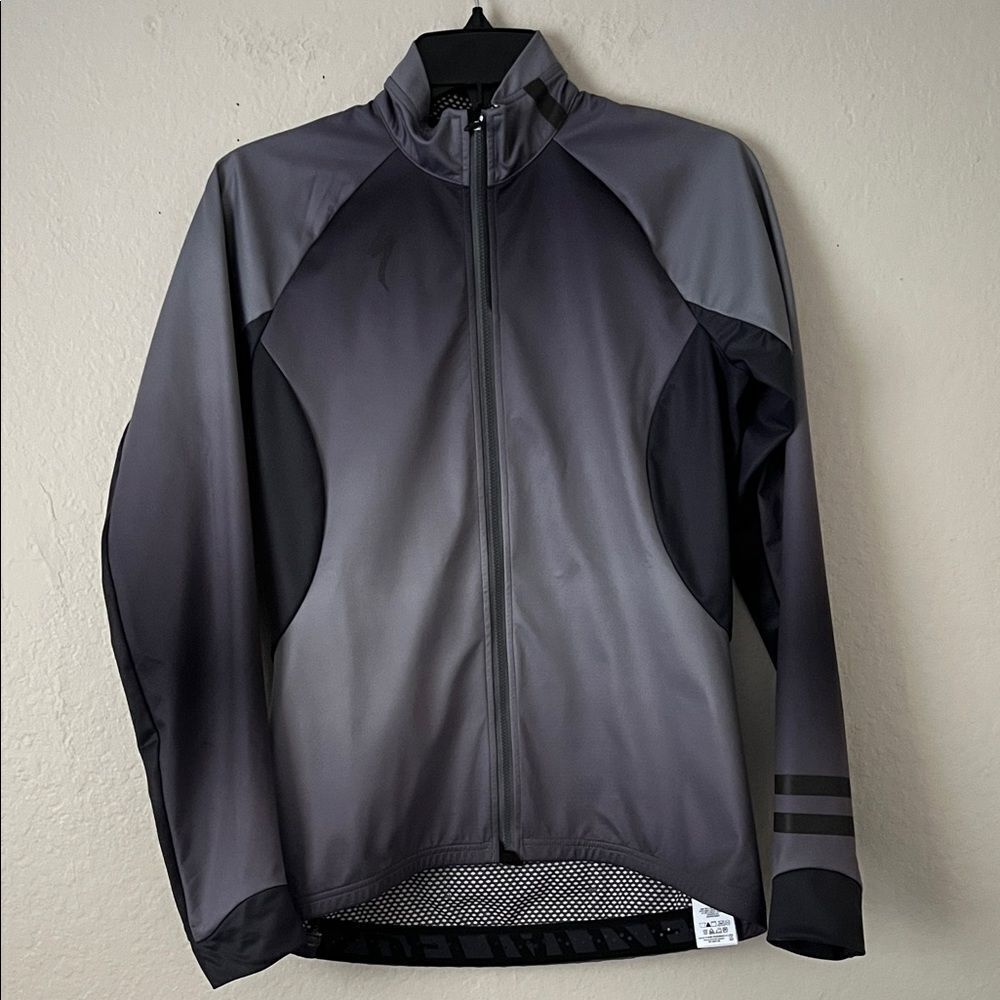 Like New! Specialized Men's Gray and Black Bike Cycling Jacket in Size M
